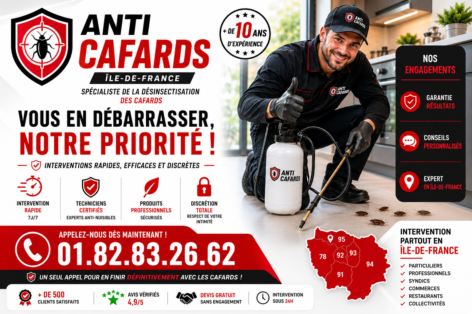 Cafards Ermont